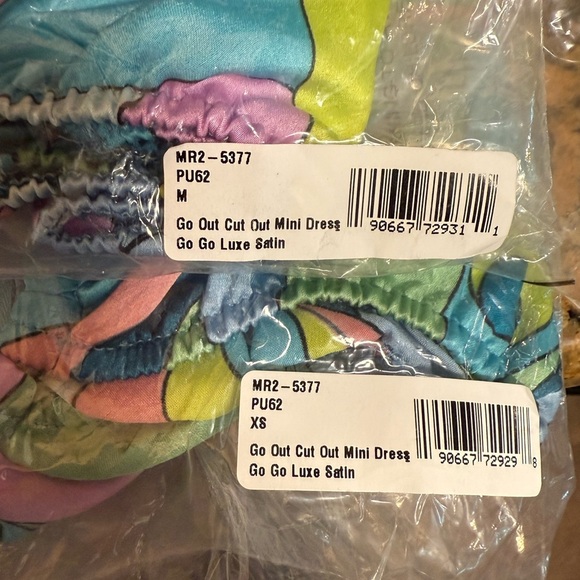 Show Me Your Mumu Go Out Cut Out Mini Dress Go Go Luxe Satin Blue Green XS, M - Picture 10 of 10
